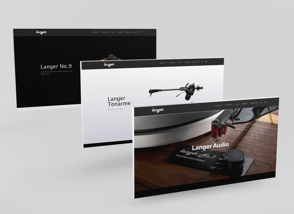 Web Mockup Langer