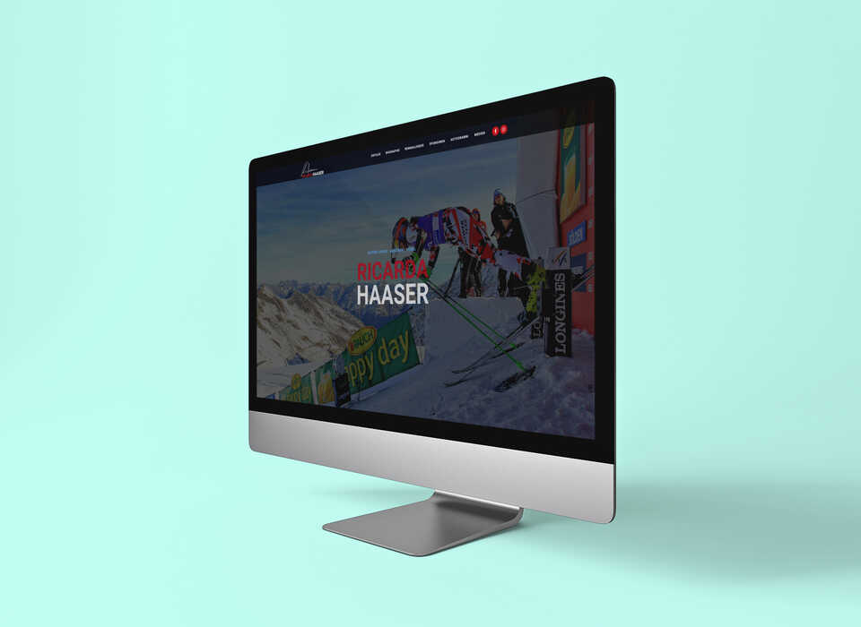 Web Mockup Ricarda Haaser